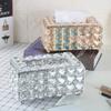 Nordic Style Living Room Light Luxury Tissue Box Crystal Paper Box Household Napkins Tissue Storage Box Dining Table Home Decor