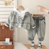 Kinder Freizeit Langarm Set, Bequeme Alltagsoutfits