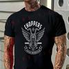Vintage Chopper Motorcycle Emblem Men T-Shirt Moto Cotton O-neck Short Sleeve Hip Hop Tee