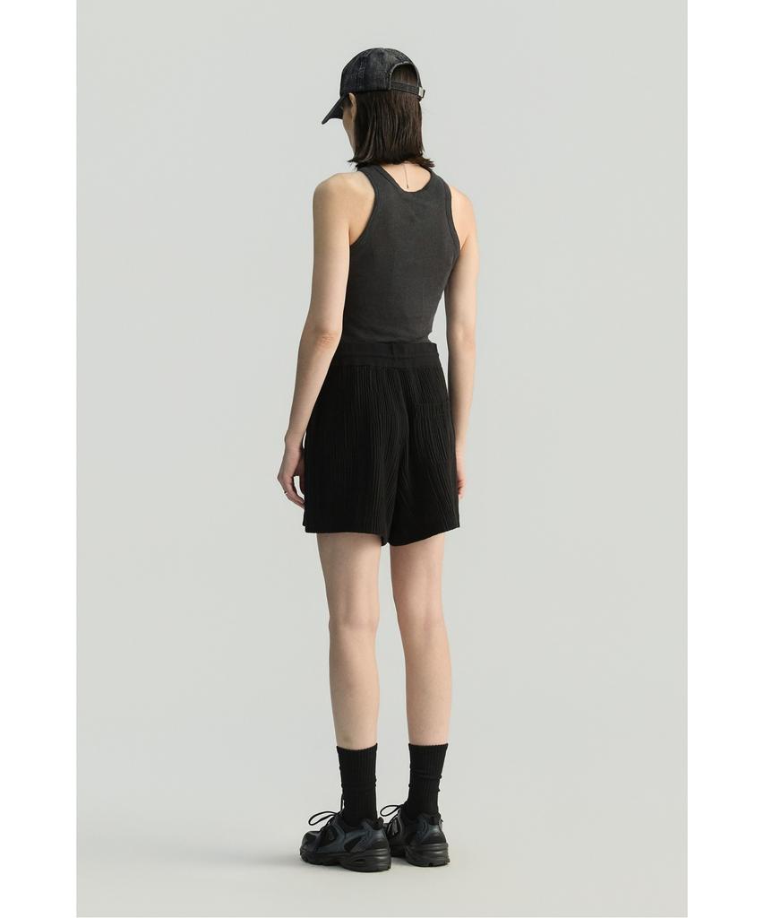 IROWOMEN Safrina Linen Halterneck Tank Top Iotfm26103Bkx