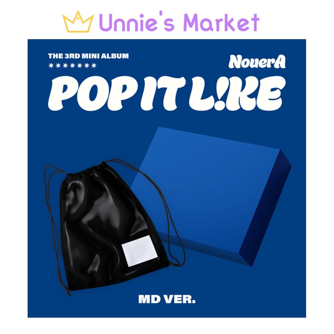 [Предзаказ] NouerA [POP IT LIKE] 3-й мини-альбом (МД ВЕР.) + Бесплатный подарок Random ver. 1EA