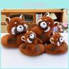 Adorable Sweet Panda Raccoon Plush Toy For Kids Soft Stuffed Animal Cushion