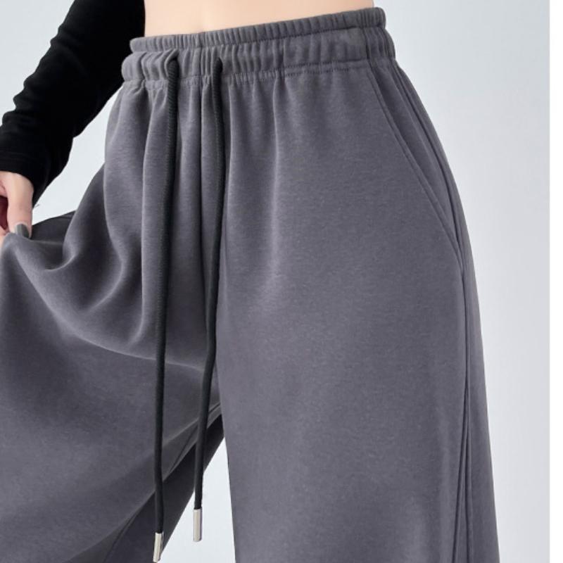 Sport Pants Loose and Slim and Versatile New Arrival Warm Season and Autumn High-waist Design and Casual Wide-leg Scimitar Pants