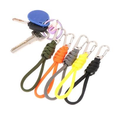 1Pc Multi-Function Paracord Keychain Anti-Lost Camera Lanyard Carabiner Hook Cord Backpack Hanging Rope Outdoor Survival Tool