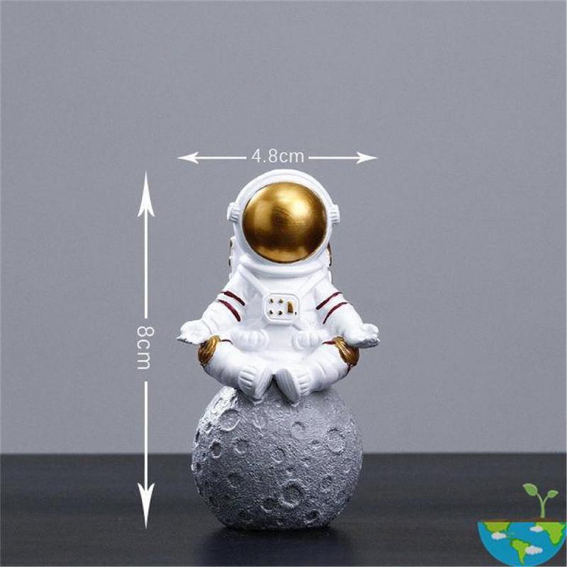 Resin Material Astronauts Ornaments Universal Cell Phone Stand Holder Bracket Gift Toys Home Office Desk Decoration Birthday Par