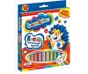 Wooden-framed Crayons, 12 Colors, BAMBINO