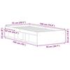 Bed Frame in Sonoma Oak 75 x 190 cm