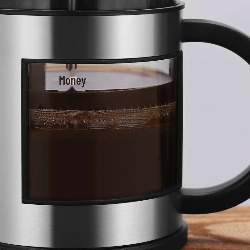 Nordic Thickened French Press: Nerezový filtr na čaj a kávu