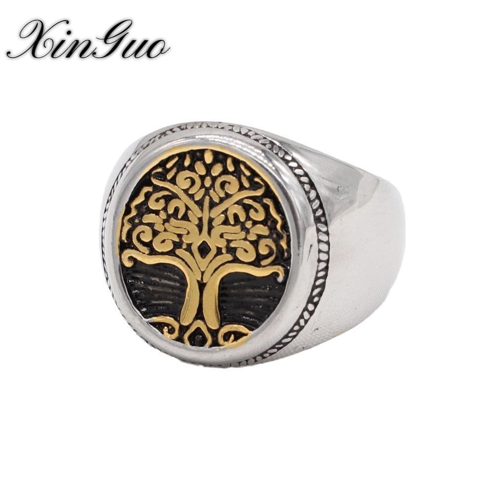 

Винтажное титановое кольцо «Рождественская елка» «Древо жизни» 13