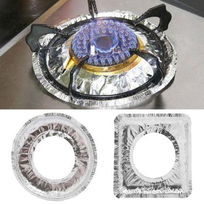 10Pcs Gasherd Pad Herd Protektoren Abdeckung Folie Pergament Aluminium Papier