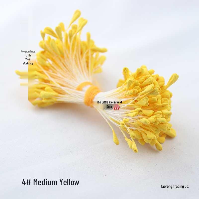 Korean Flat-Head Matte Flower Buds for DIY Hair Accessories