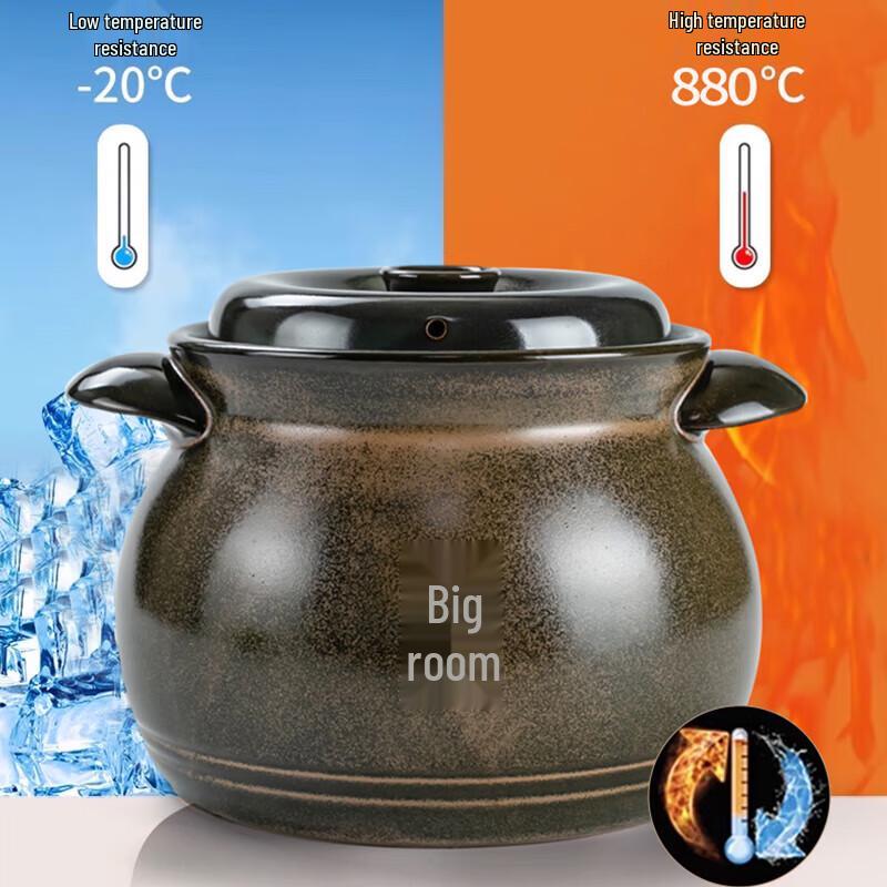 Dashenfang Retro Ceramic Stew Pot 4.5L