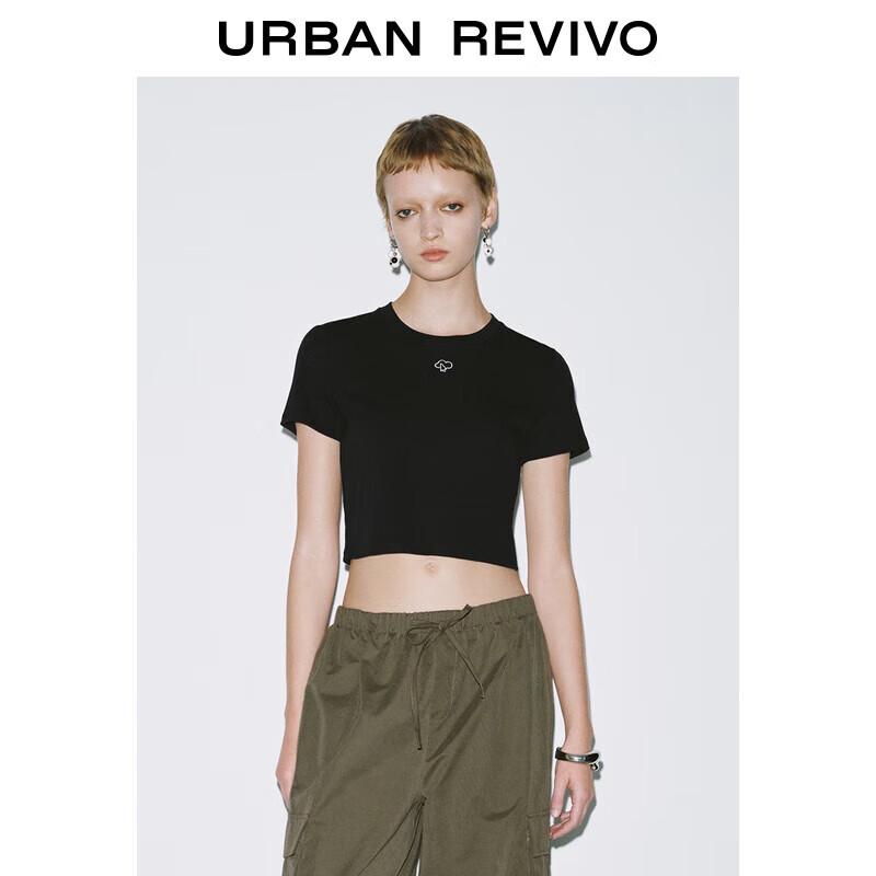 Women s Slim Fit Ruched Hollow Short Sleeve T-Shirt M