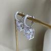 Tancise 925 Sterling Silver Zircon Earrings Drop Earrings For Women Wedding Party Gifts