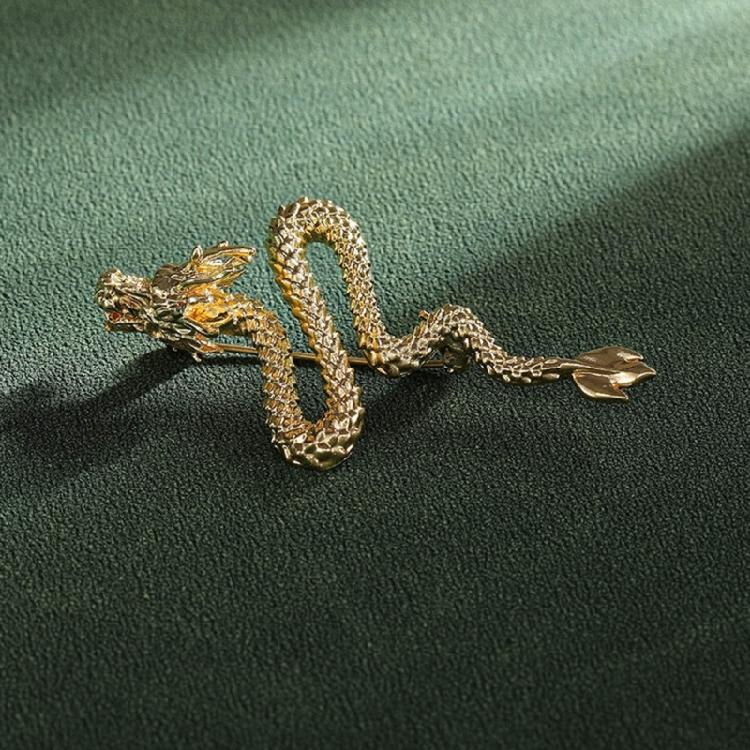 Dragon Pendant Lapel Pin Versatile Chinese New Year Zodiacs Dragon Brooch Pins