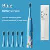 Children's Electric Toothbrush Kid Cartoon Ultrasonic Sonic Electric Toothbrush with 5 Replacement Heads Electric Brush Children