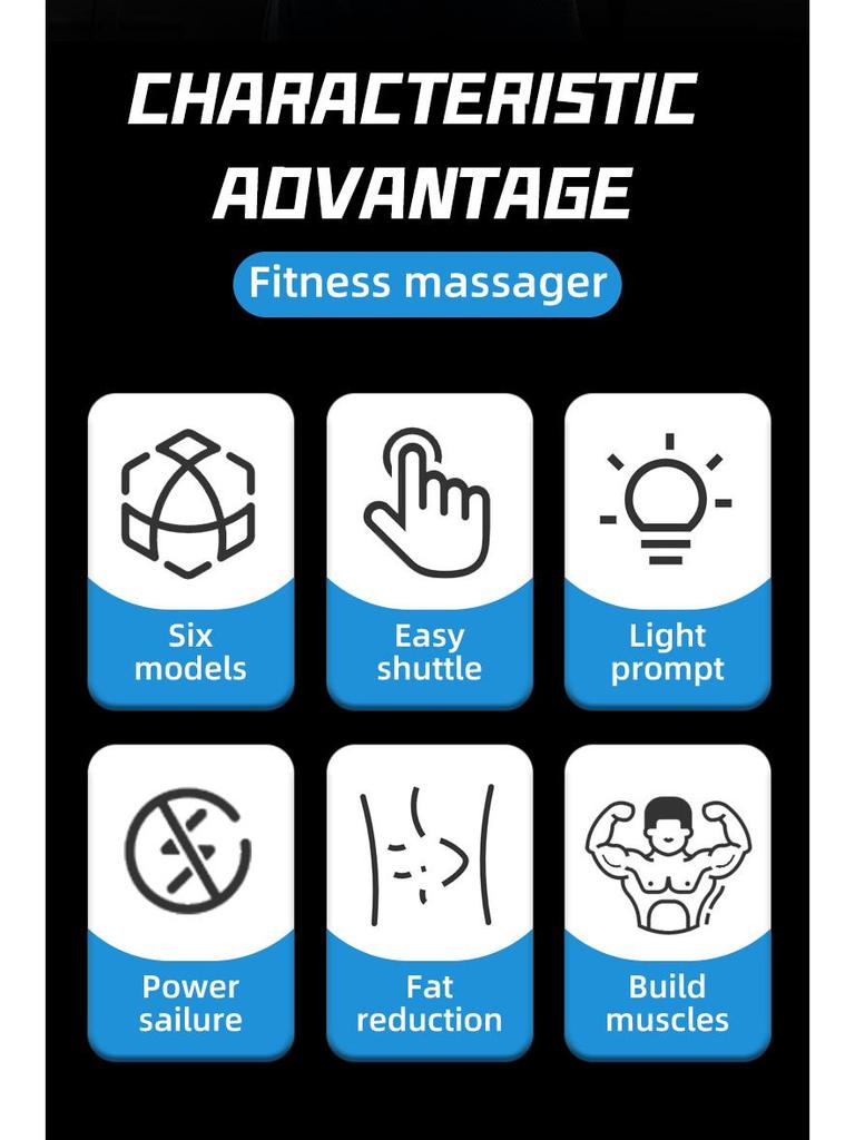 Smart EMS Abdominal and Leg Slimming Muscle Trainer