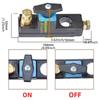 12V/24V Universal Switches Car Battery Disconnect Switches Isolator Battery Cut Off Heavy Duty Battery Shut Off Switches