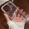 Lyxigt Mjukt Glitter Bling Genomskinligt Fodral För iPhone 16 Pro Max 15 14 13 12 11 X XR XS 7 8 Plus Stötsäkert Transparent Fodral