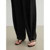 ELLE Women's Draped Wide-Leg Casual Pants