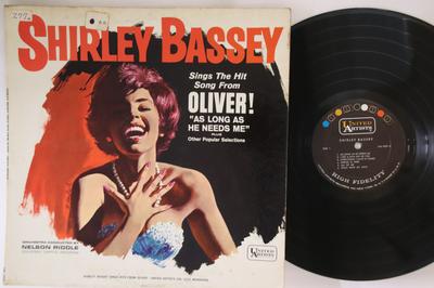 LP Record SHIRLEY BASSEY - Shirley Bassey Sings The Hit Song F UAL3237 UNITED ARTISTS 1962 US Jazz Used
