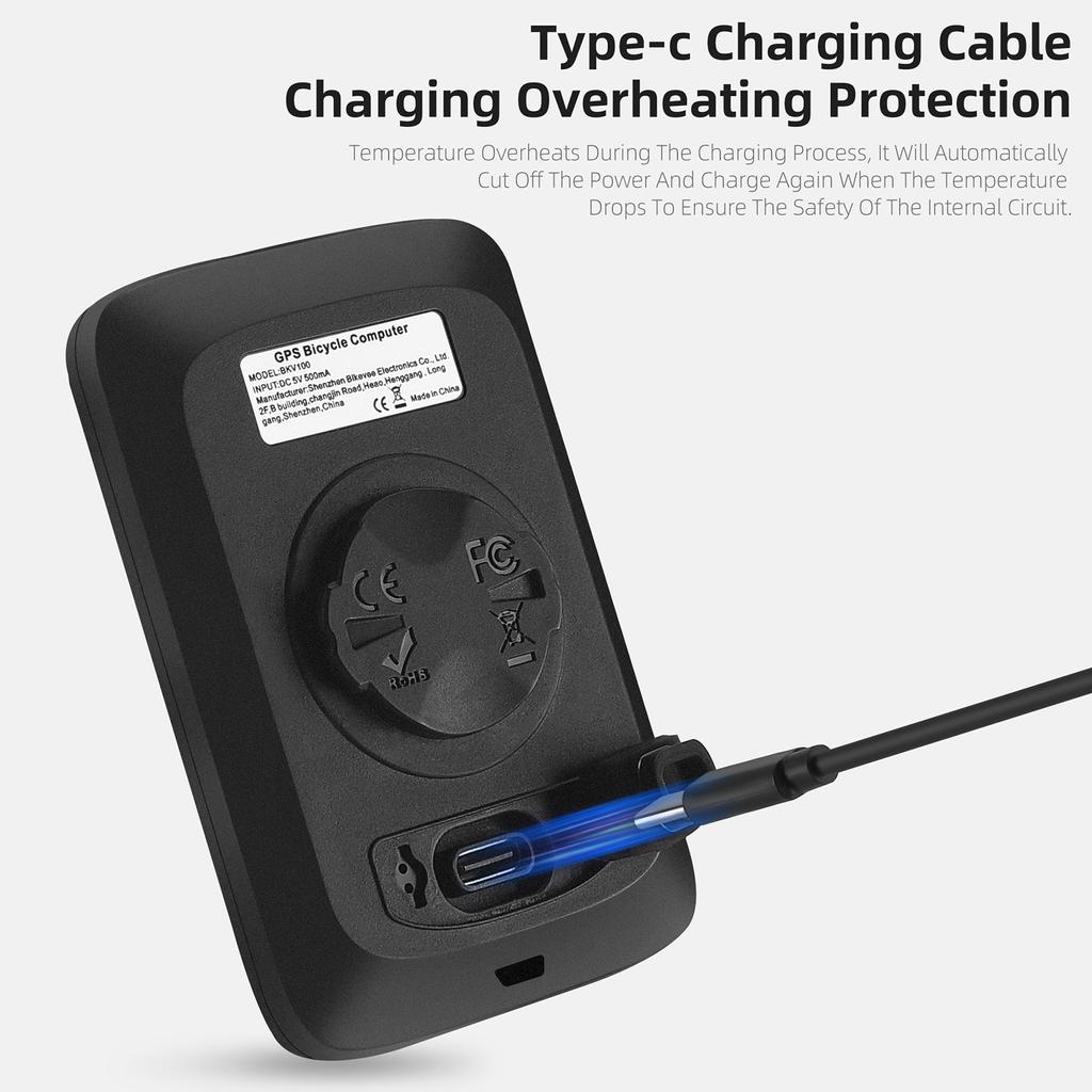 Bicycle SpeedMeter Waterproof Cycle Route Navigation Mileometer Multi-functional Digital Bike