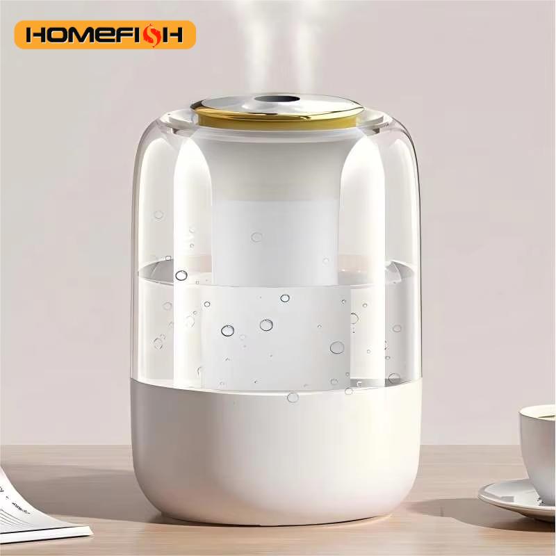 HOMEFISH 2025 New Model Air Home Use, Quiet Bedroom Large Spray for Pregnant Women and Babies, Indoor Humidifier