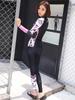 Women's Long Sleeve Sun Protection Swimwear: Wetsuit, Snorkeling Suit, Swimsuit, and Surfing Trunks - Korean Style