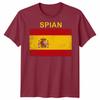 Spain Spanish Day Unisex T Shirts Grunge Flag Country Gift Football Novelty
