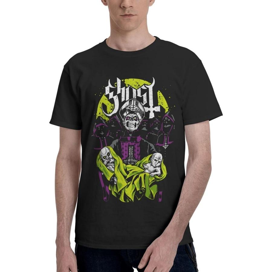 KaKPBu Ghost Meliora Men s T-Shirt Crew T Shirt Short Sleeve Tee Classic T-Shirt Undershirts S