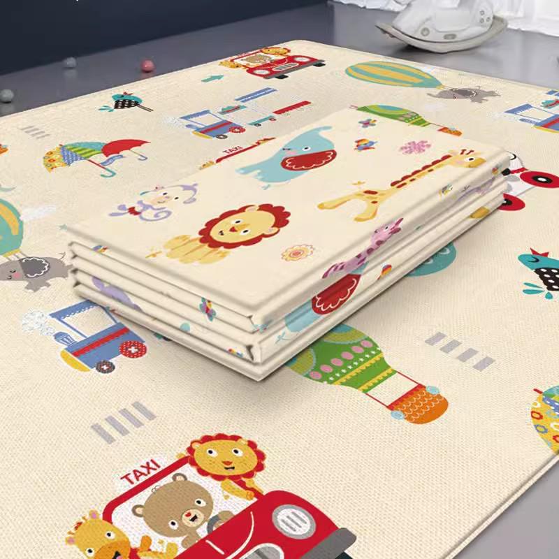 Baby-Laufstall mit weicher Polsterung und Bällebad-Matte - Krabbel- und Schutzgitter für Wohnzimmer-Spielbereich