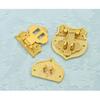 2Pc Antique Padlock Bronze/Gold Box Hasp Lock Catch Latches for Jewelry Box Suitcase Buckle Clasp Furniture Hardware Accessories
