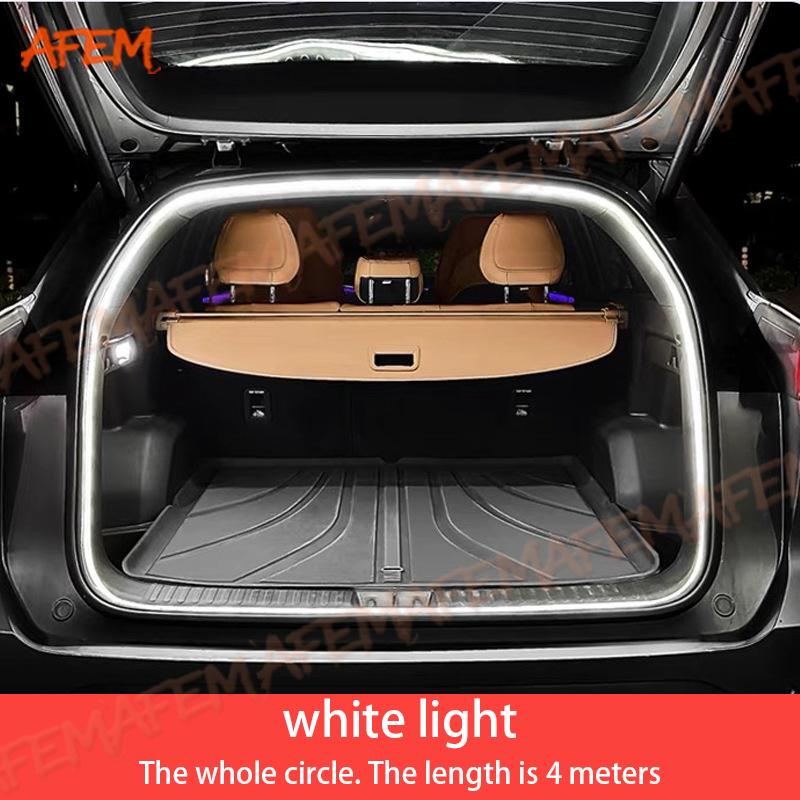 For Toyota RAV4 2013-2025 Car Rear Trunk Brighten LED Strip Lighting Waterproof Flexible Accessories