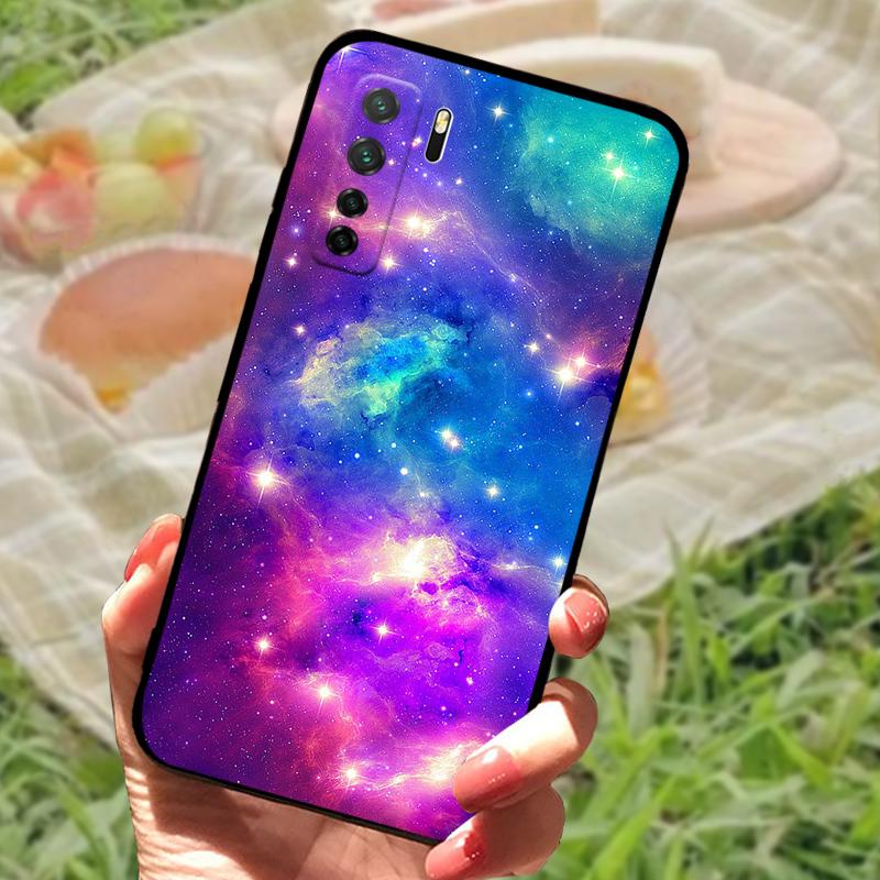 For Huawei Nova 7 SE Case P40 Lite 5G Back Cover Beautiful Fashion Phone Bumper Russia Version For Huawei Honor 30S Fundas Coque