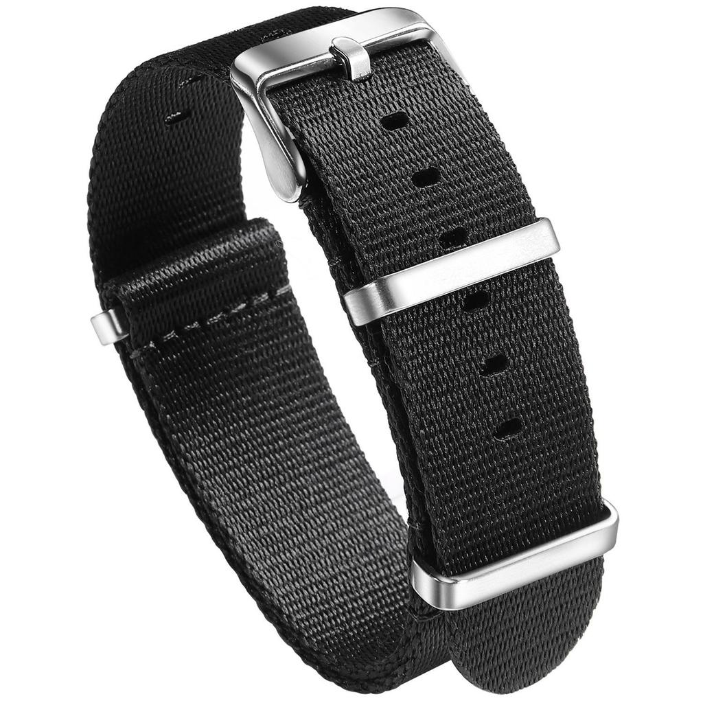 Timeless Twill Nylon Multi-color Strap - Waterproof, Lightweight & Durable 20mm/22mm Universal Fit
