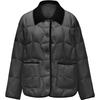 Tanbor Women's Corduroy Lapel Down Jacket
