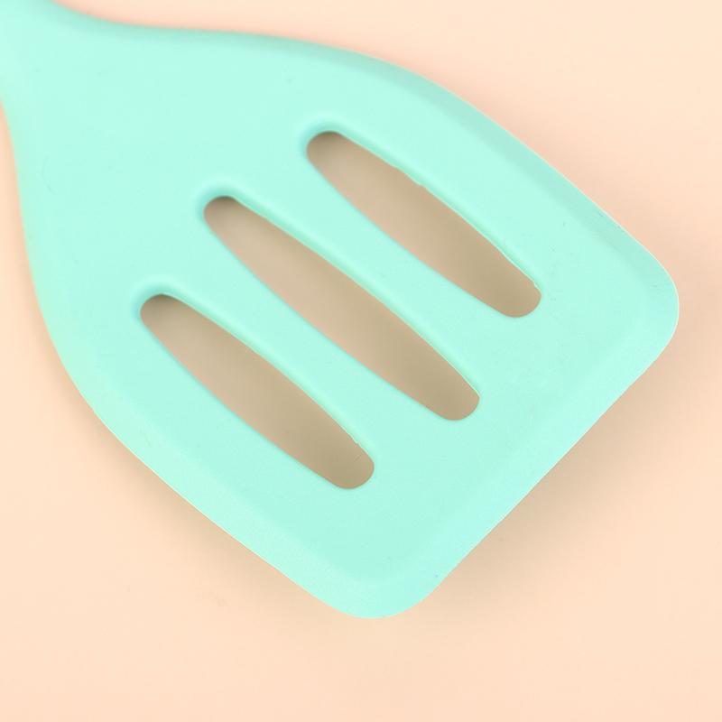 1Pc Small Integrated Silicone Frying Shovel Cooking Steak Frying Shovel Kitchen Frying Egg Fried Fish Shovel Cooking Tool