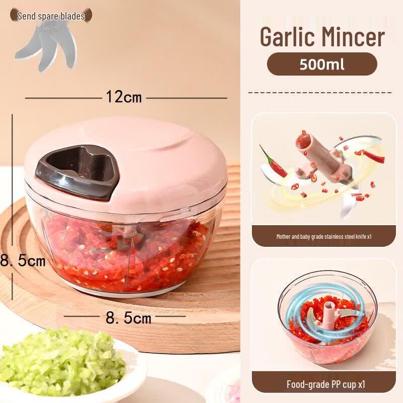 Silicone Manual Garlic Mincer and Masher