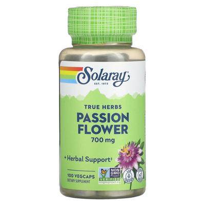 Echte Kräuter, Passionsblume, 700 mg, 100 Veggie-Kapseln (350 mg pro Kapsel)