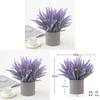 Pianta Artificiale Lavanda Decorativa Con Vaso Per Casa Ufficio Arrangement Romantico Da Tavolo