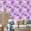 Watercolor Galaxy Wallpaper In Purple, Lavender and Powder Pink 50x1000