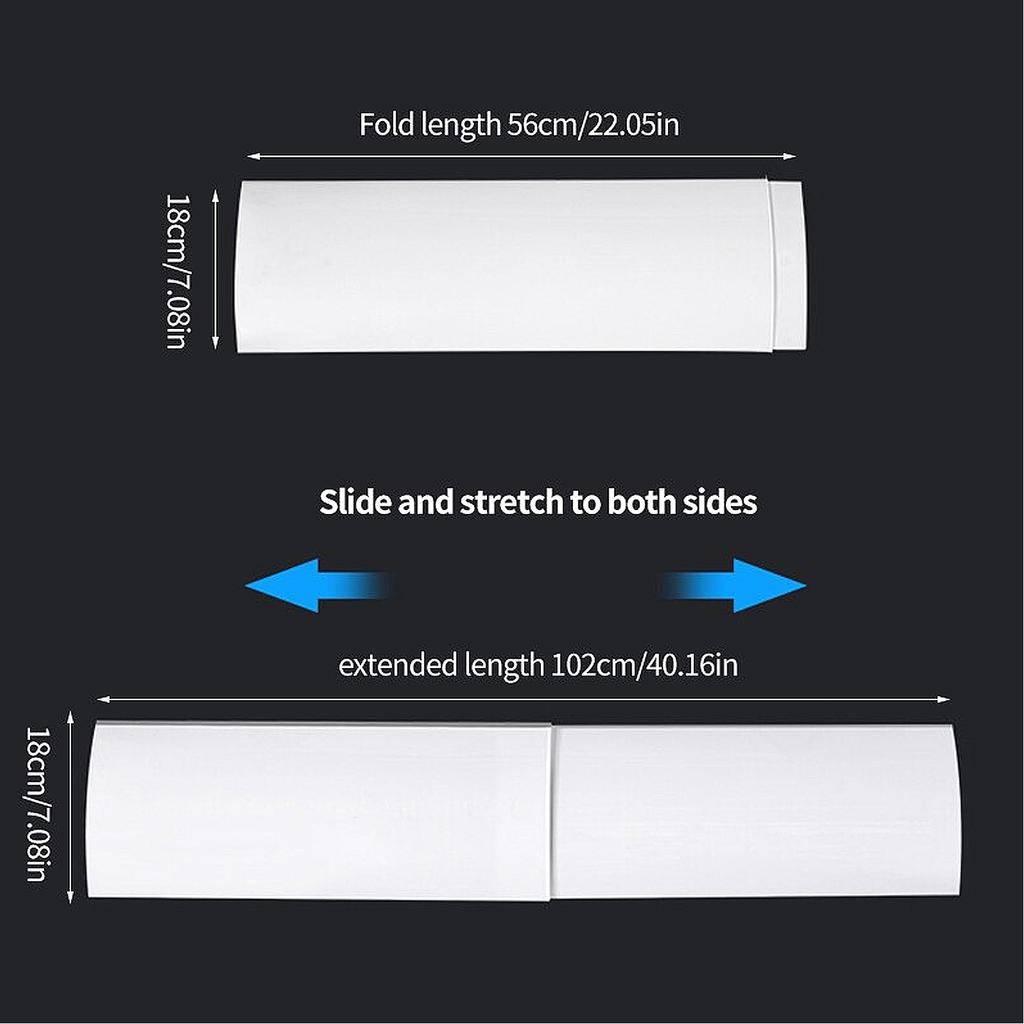 Universal Air Conditioning Windscreen Panel Adjustable Windshield Anti-Wind Baffles Cover Anti Direct Blowing Adjustable