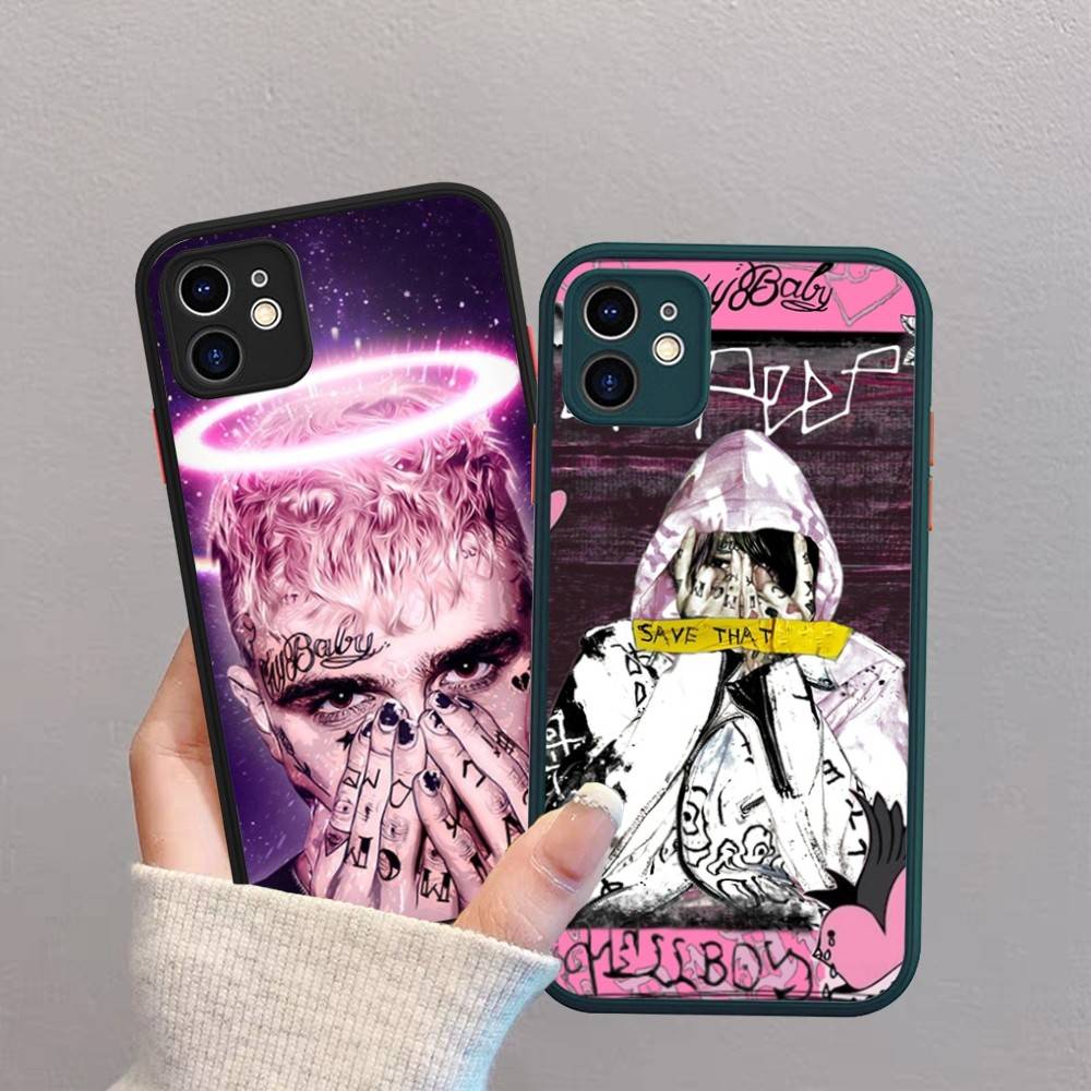 Emo Rapper Lil Peep For IPhone 16 15 14 Plus 13 12 11 Pro Max X XS MAX Translucent Matte Shockproof Cover