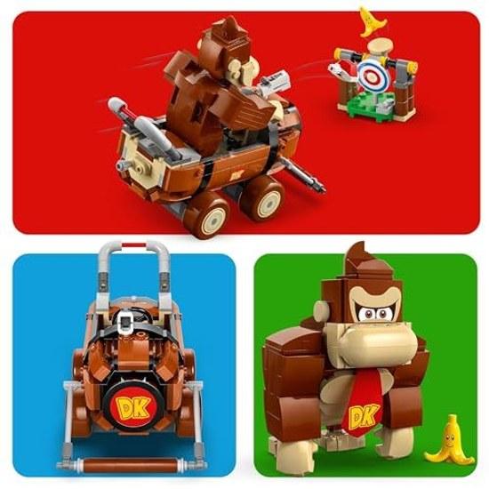 LEGO Super Mario Kart Donkey Kong DK Jumbo Toy Birthday Present Block Boys Girls Children Ages 8 9 10 Elementary School Goods Game 72033