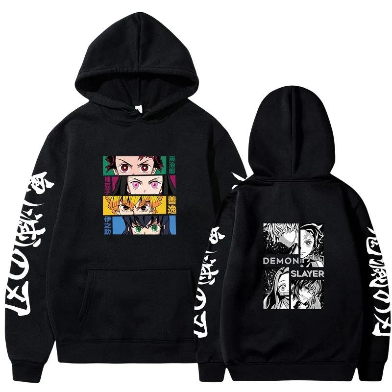 Demon Slayer Anime Hooded Hashibira Inosuke Printed Men Women Hoodies Comfortable Oversized Sweatshirt Harajuku Mlae Streetwear