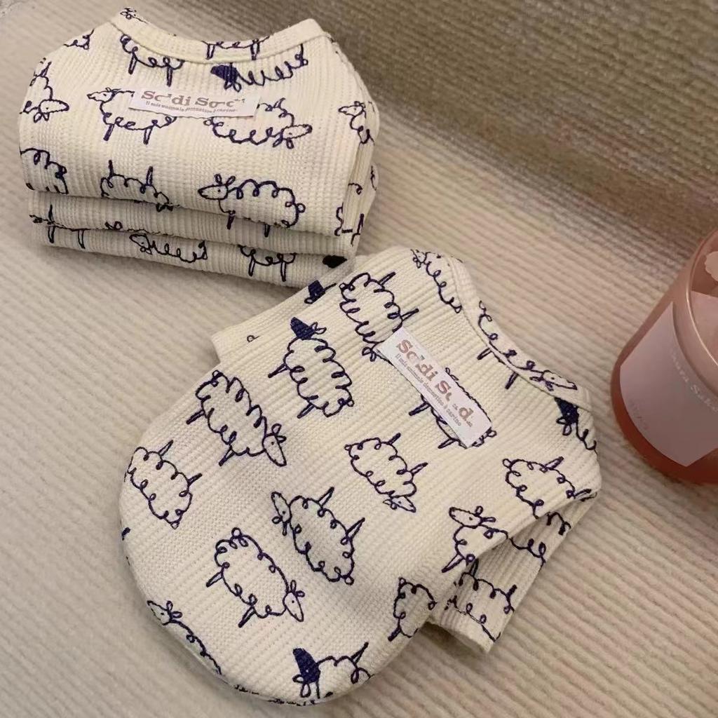 Spring And Autumn Dog Sweater Pet Couple Teddy Bigbear Pomeranian Small Dog Clothes