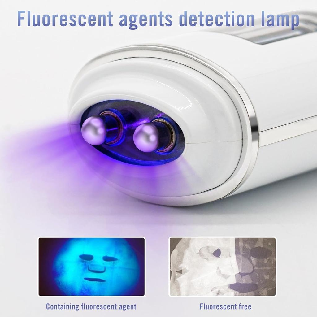 LCD Skin Oil Content Facial Moisture Analyzer Skin Care Tool for Radiant Skin, Digital Moisture Tester Monitoring Skin Health and Beauty Needs