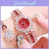 Fashion Quartz Watch For Women With Starry Sky Design And Waterproof Feature