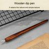 1 Set 0,5mm Schön aussehende Quill Pen-Set Glattes Schreiben Kupfer Komfortable Grip Quill Stift Tinte Set Schreibwaren liefert
