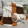 Extra Large Blanket - Super Soft Cozy Moroccan Azilal Geometric Pattern, Symmetrical Nordic Minimalist Design
